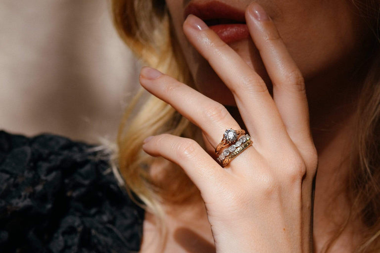 Victorian 1.05 Carat Old European Diamond Engagement Ring